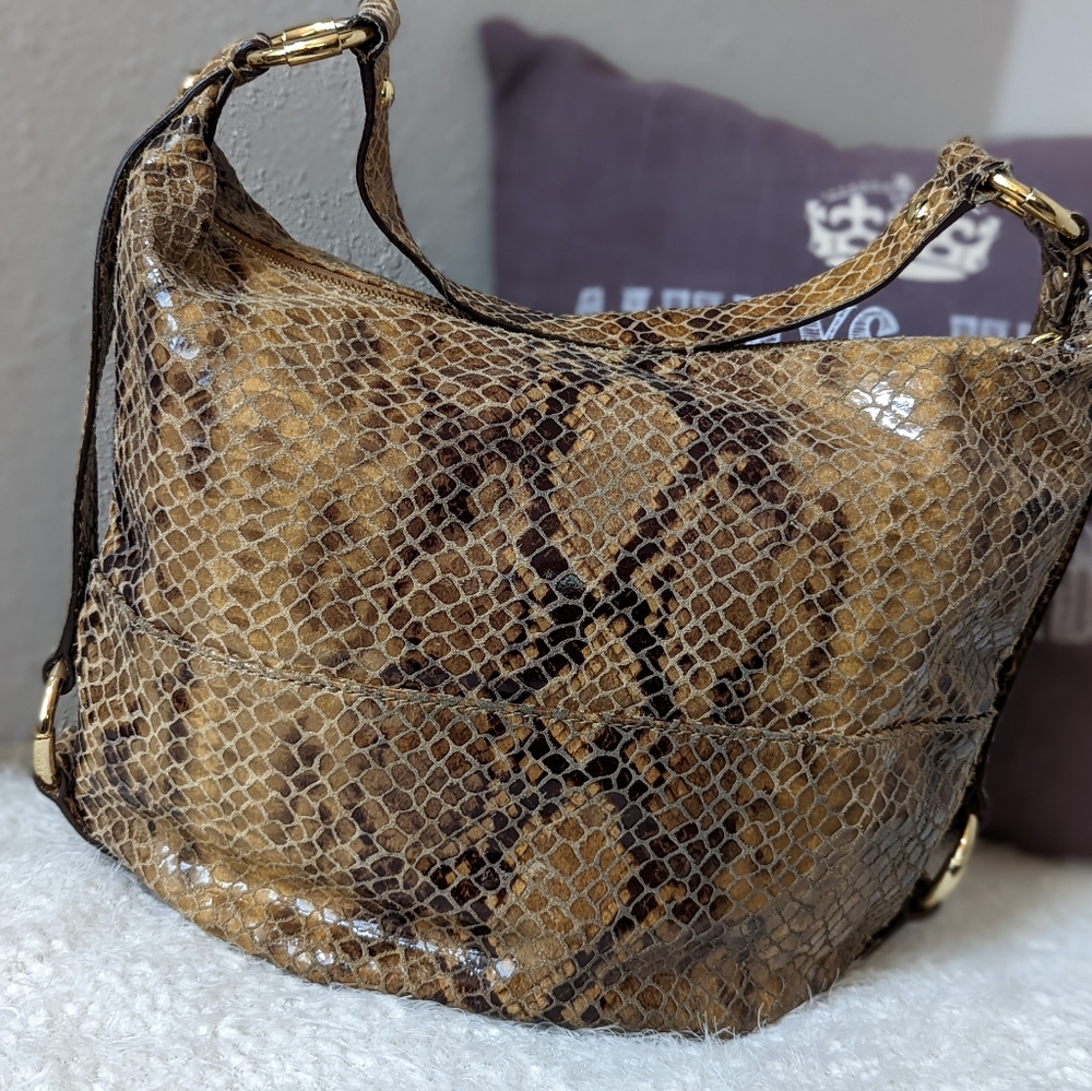 Michael Kors Python Hobo Shoulder Bag - image 5
